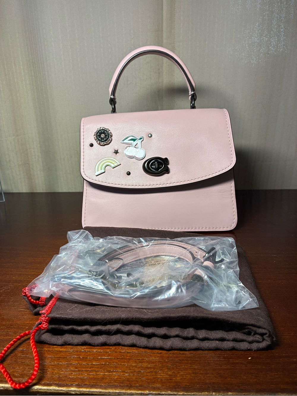 Coach Parker Top Handle with Enamel Charms
